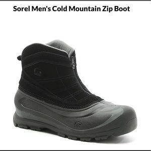 Sorel Men’s Cold Mountain Zip Boots black size 10